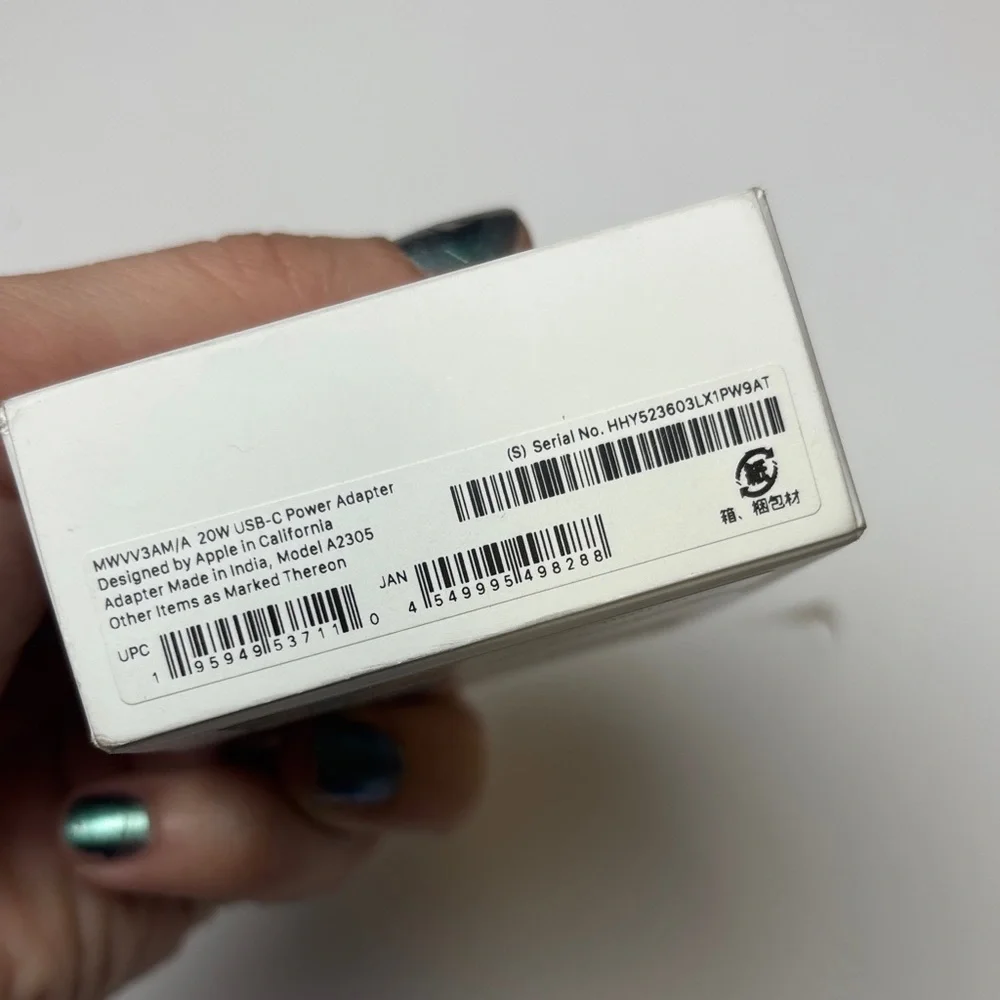 Apple USB-C‎ 20W power adaptor
